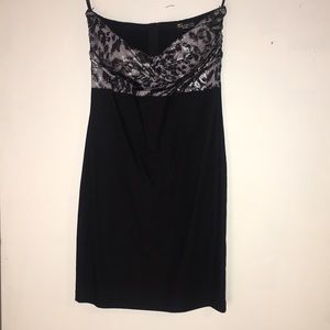Strapless Dress - midi - elegant size small